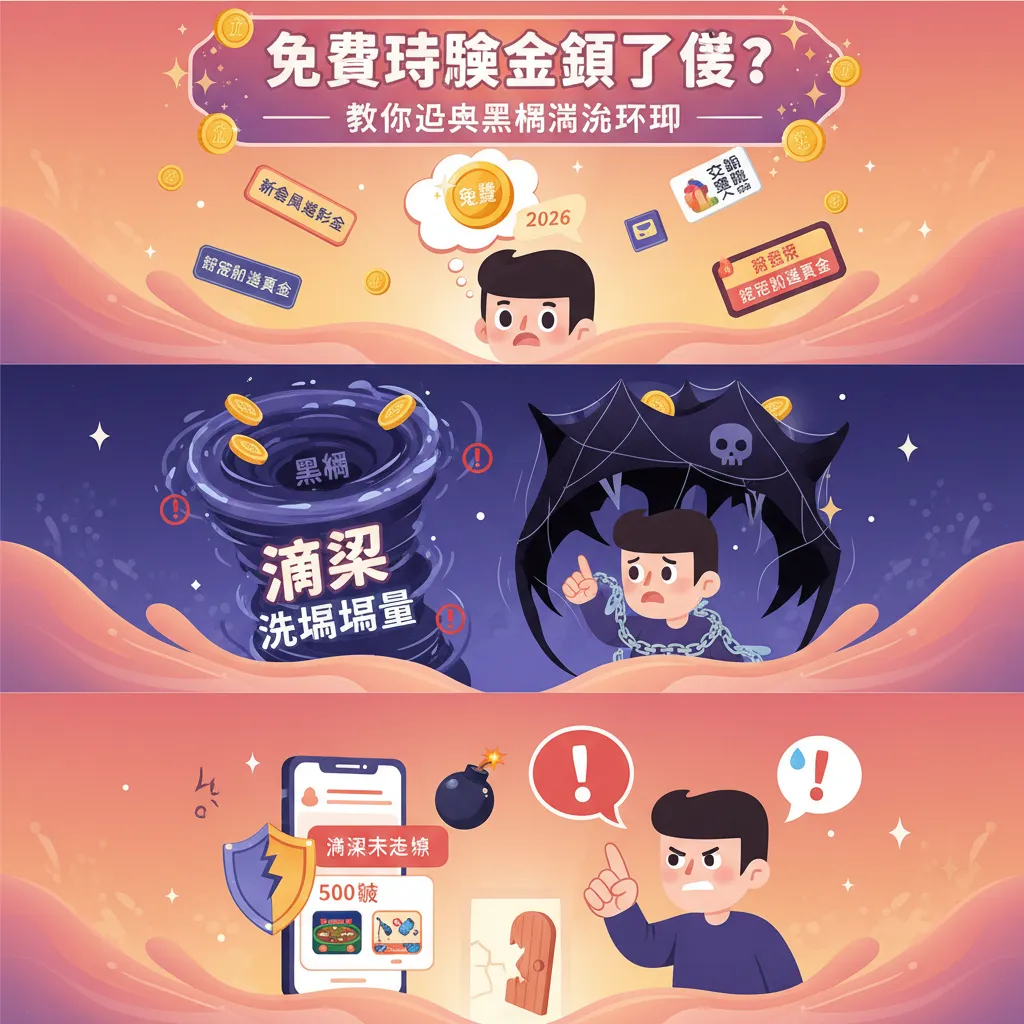 免費體驗金領了沒？教你避開黑網流水陷阱