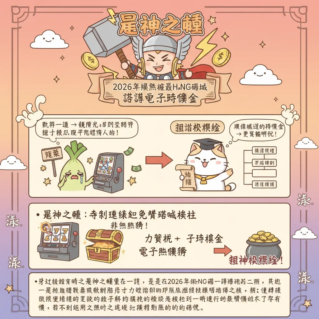 老虎機加電子體驗金攻略：雷神之錘獎金這樣投注最穩